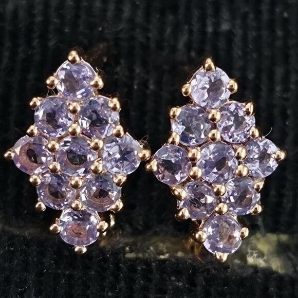RoseGold Plated Silver Tanzanite(0.9ct) - Picture 1 of 3